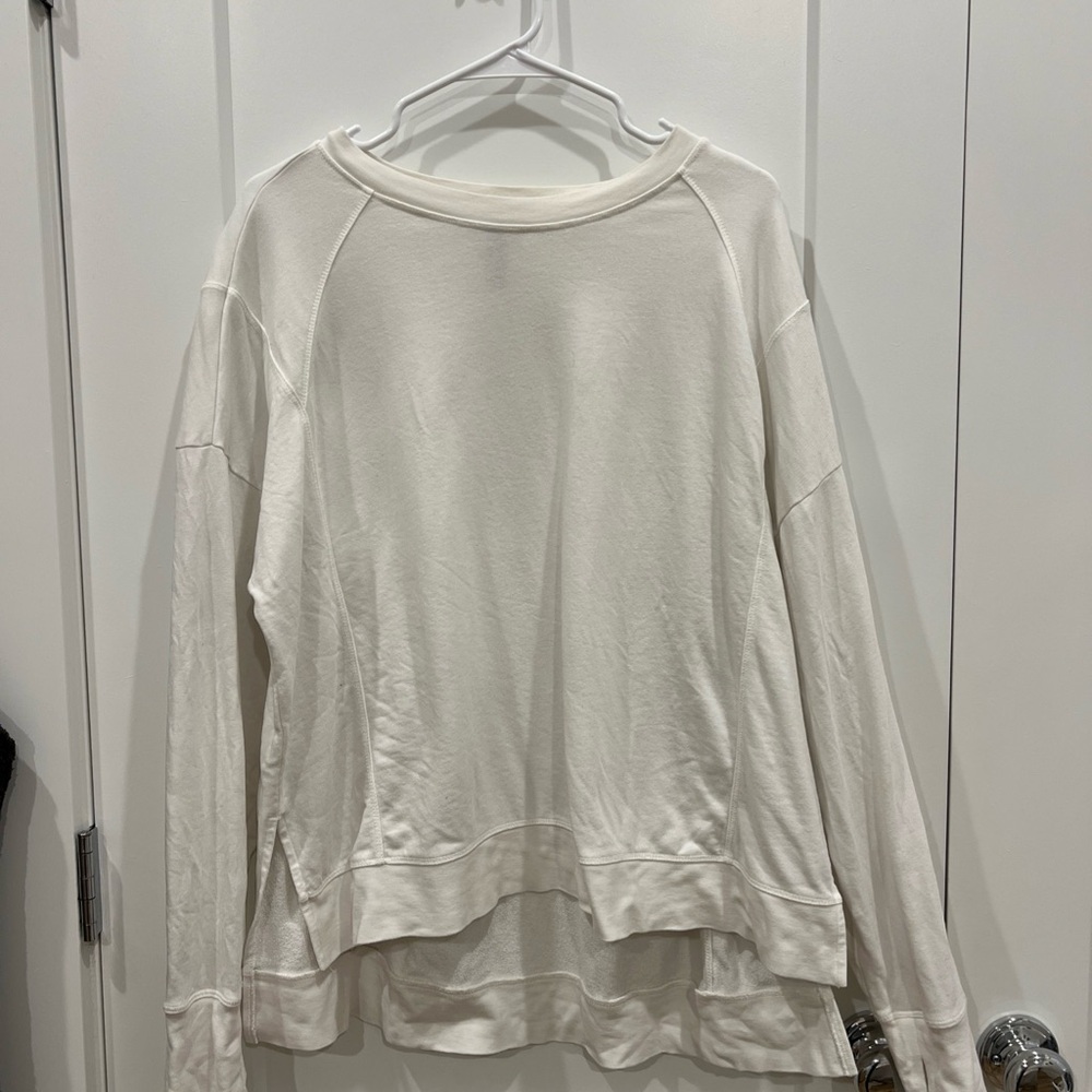 Sweaty Betty White Crewneck Pullover XL